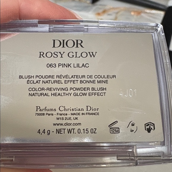 πΈ Dior Backstage Rosy Glow Blush 063 Pink Lilac β New (No Box) - Picture 3 of 5
